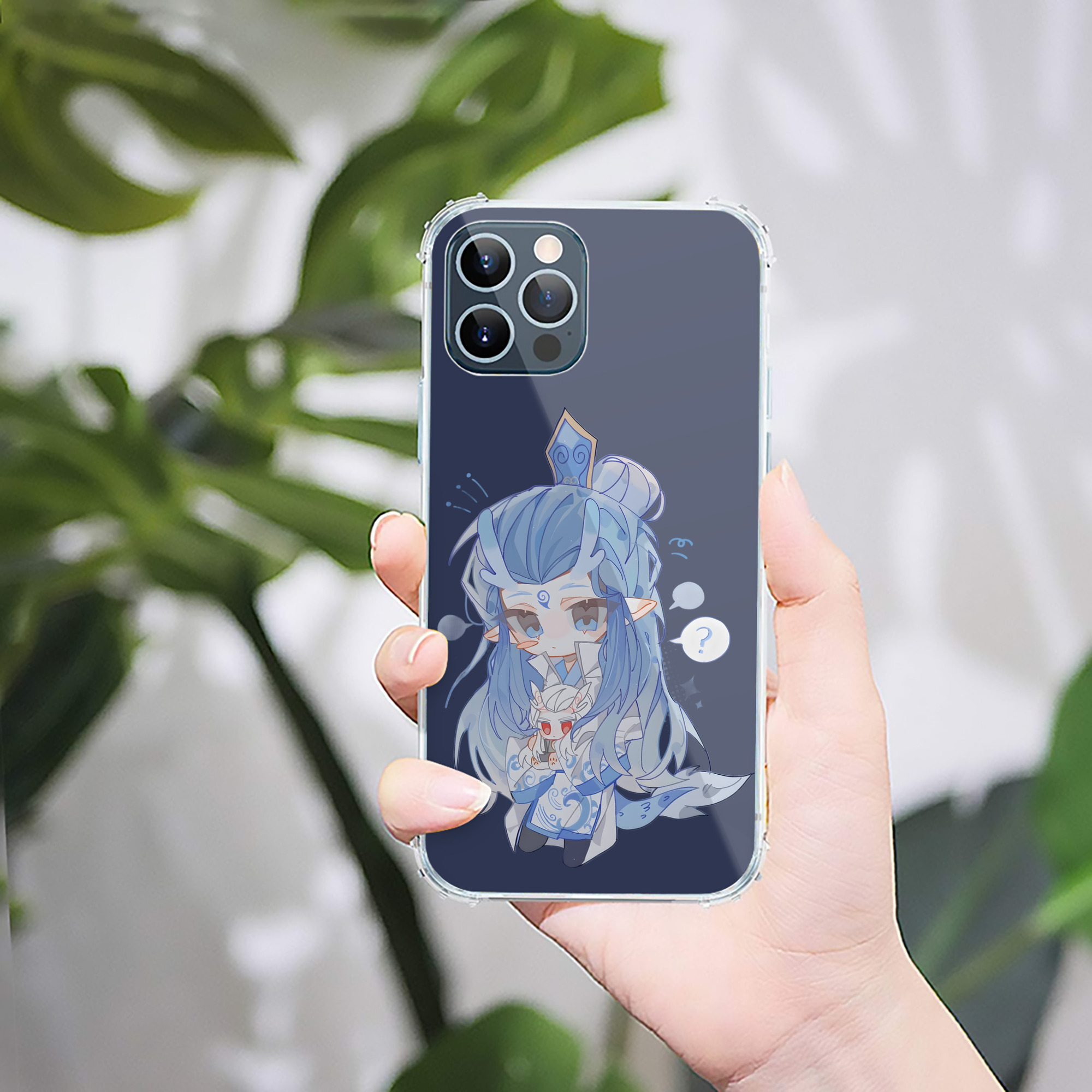 （画像用） Ne Zha 2 ナタ 魔童の大暴れ 【iPhone 12シリーズ対応】透明スマホケース（クリアソフトケース）
